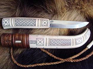 Праздничный саамский нож